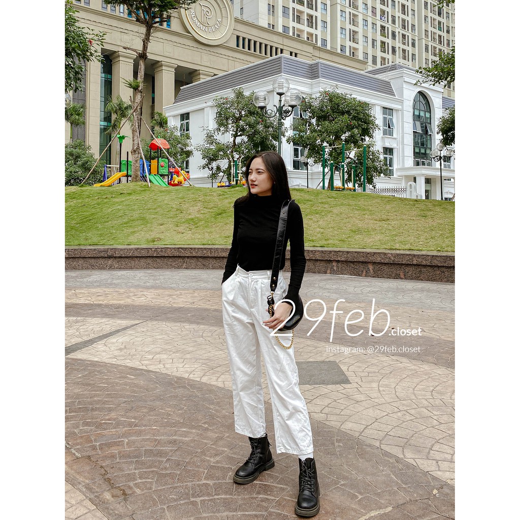 [Ảnh thật/Video] Áo len tăm giữ nhiệt nhiều màu cổ 3 phân - 29feb.closet