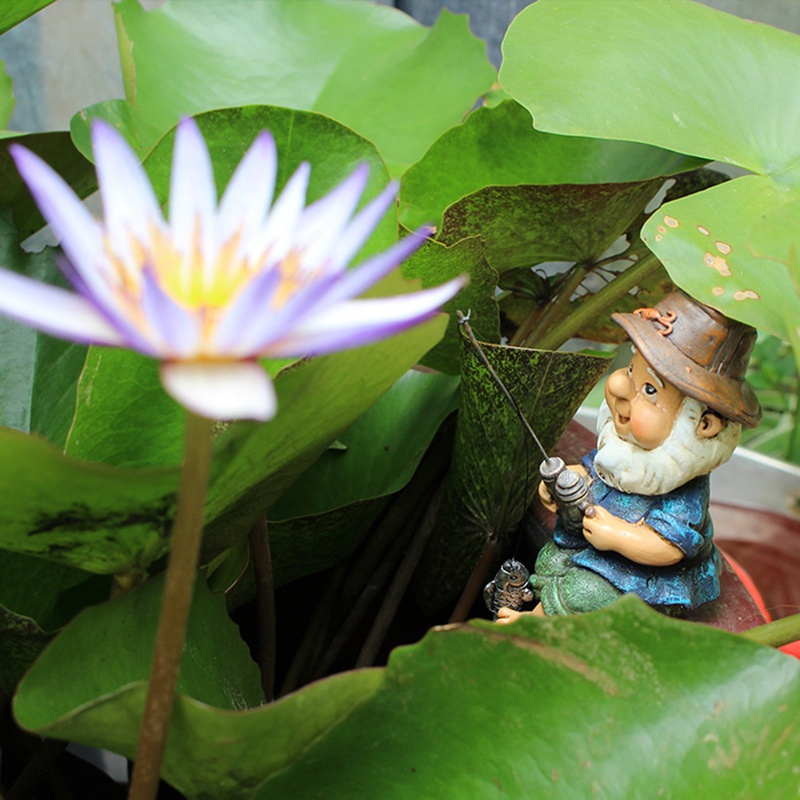 Mô Hình Chú Lùn Bằng Nhựa Resin Trang Trí Sân Vườn