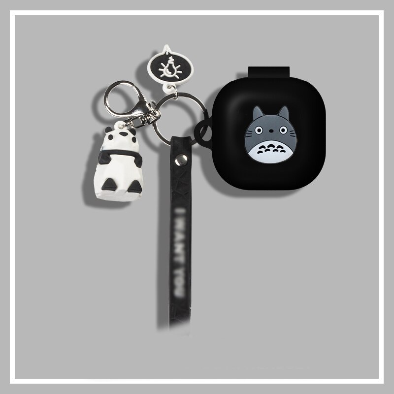 Vỏ Bảo Vệ Hộp Sạc Tai Nghe Galaxy Buds 2 Bằng silicon Mềm Họa Tiết Hoạt Hình Vui Nhộn Cho Samsung Galaxy Buds Live / Galaxy budspro