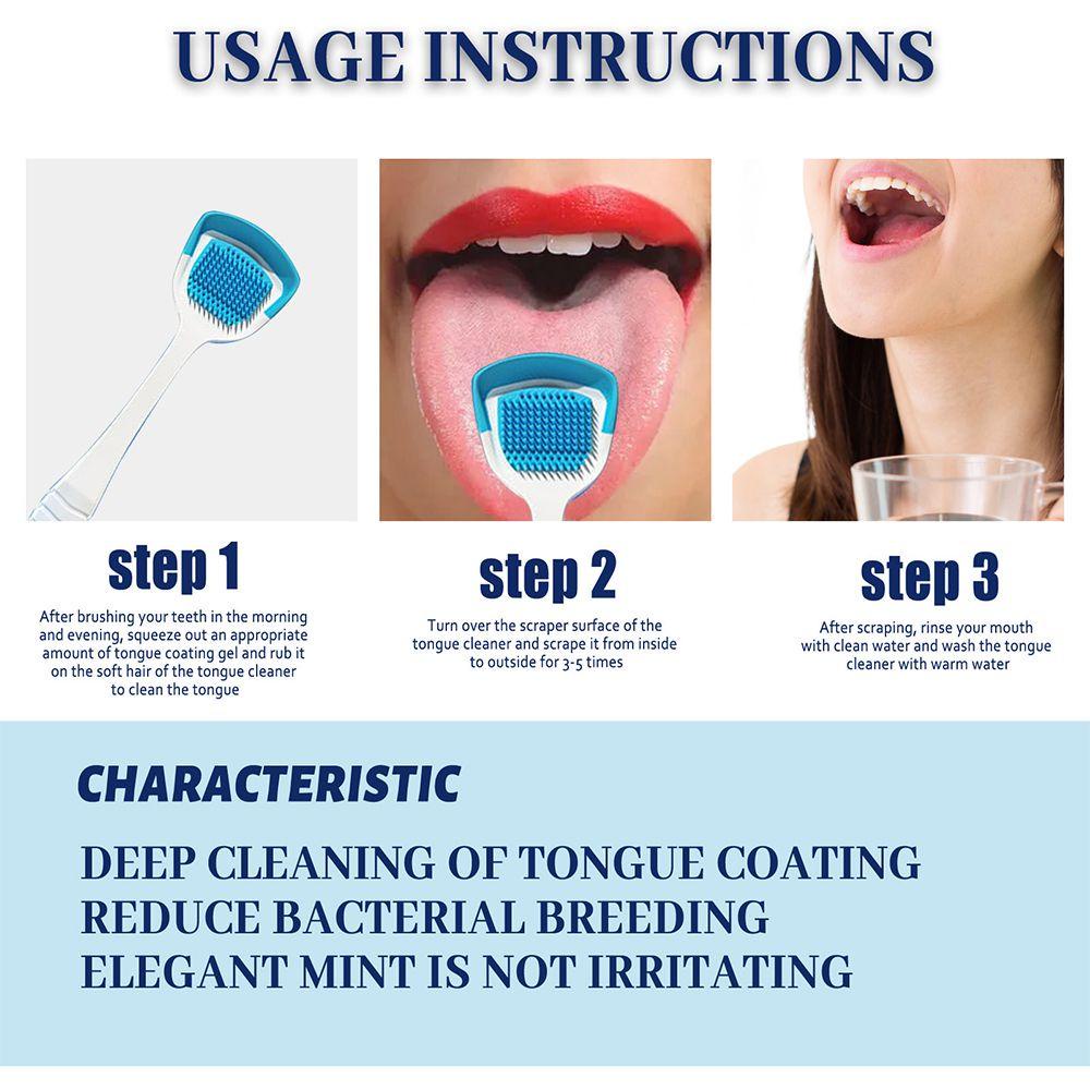 Dụng Cụ Cạo Lưỡi Mềm Mại Chăm Sóc Sức Khỏe