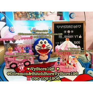 MÔ HÌNH LEGO ĐÔREMON ĐÔRAEMON 3D GHÉP CỰC THÍCH
