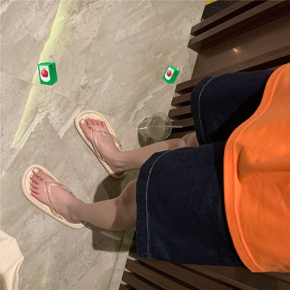 Dép quai ngang QIAOYILUO chống trượt phong cách Hàn Quốc