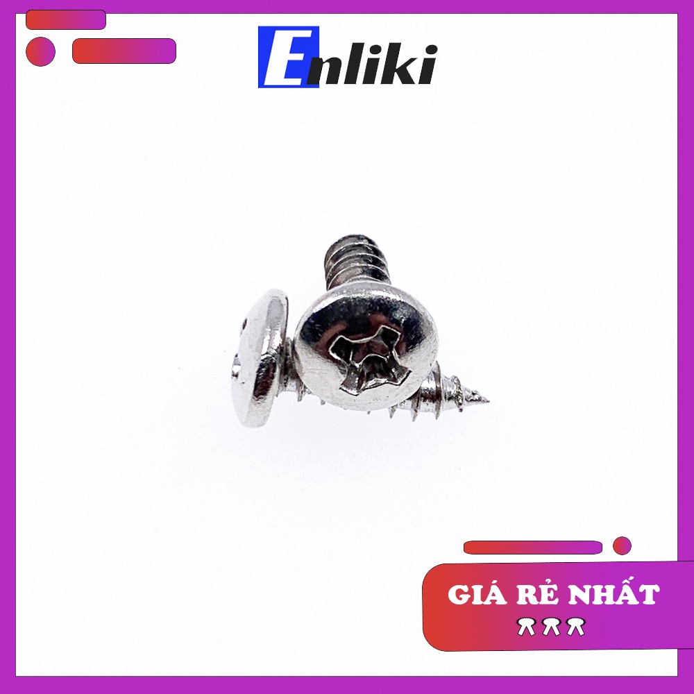 Vít M3 Mũ Lồi 10mm (Gói 100 chiếc)