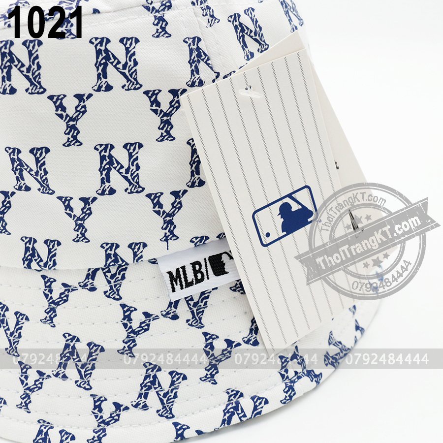 Nón bucket NY Trắng