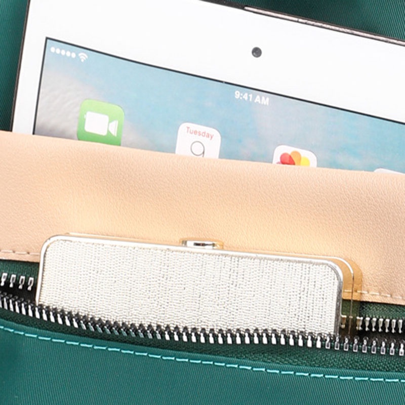 Balo Vải Oxford Cỡ Lớn Màu Tương Phản Thời Trang Cho Nữ