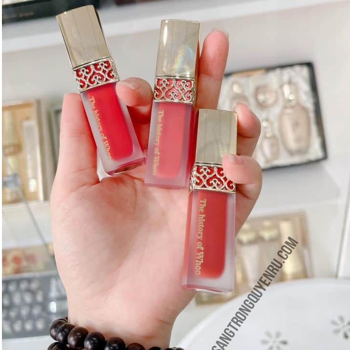 Son Kem Lì Whoo Velvet Liquid Lip Rouge Đẳng Cấp Sang Trọng Và Quyến Rũ