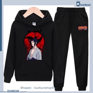 [ NHIỀU MẪU] Set Bộ Áo Quần Nỉ Uchiha Itachi Naruto Nam Nữ Đủ Size