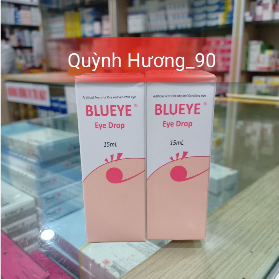 Nhỏ dưỡng mắt BLUEYE cho mắt hết khô mỏi