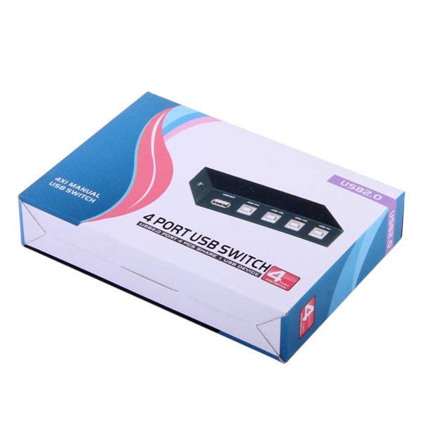 Công Tắc Chuyển Đổi 4 Cổng Usb 2.0 Divide Cho Máy Scan - Màu Đen | BigBuy360 - bigbuy360.vn