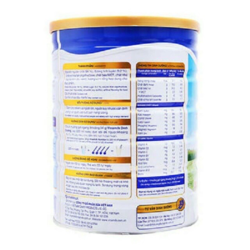 Sữa bột nguyên kem Vinamilk 900g