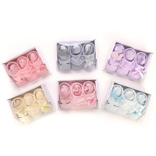 Sét Tất 3 đôi cotton cao cấp cho bé sơ sinh