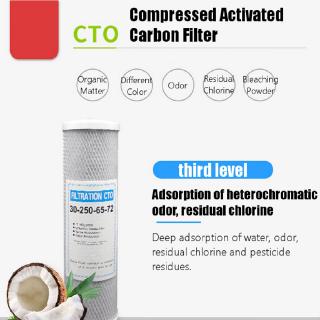 10'' PP Generic Water Filter Core Replacement Cotton Carbon Purifier Block Kits