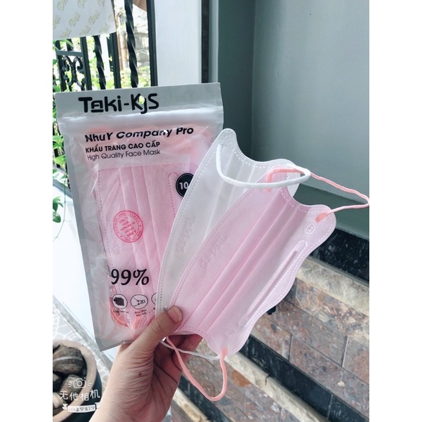 [Thùng 300 cái] Khẩu trang cua 4 lớp dày mịn