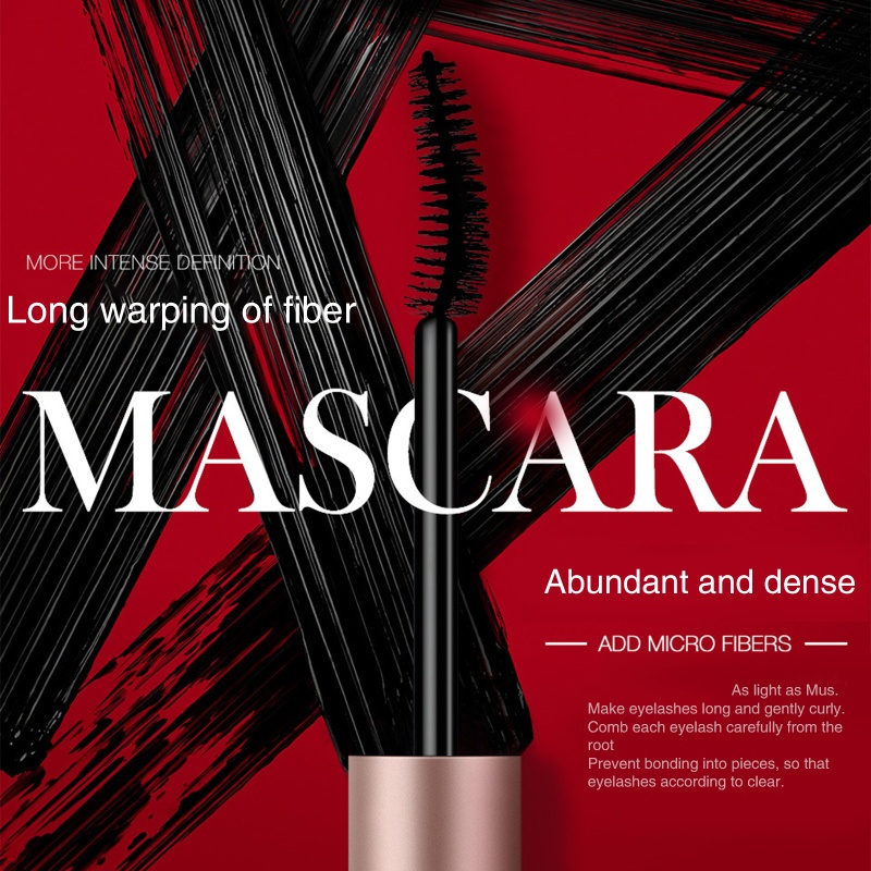 Mascara Sợi Tơ 3D Chống Thấm Nước Lâu Trôi Không Nhòe Chuốt Dài Mi
