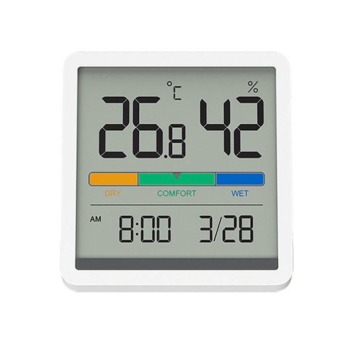 Đồng hồ theo dõi nhiệt độ và độ ẩm Xiaomi MIIIW NK5253, Màn hình lớn 3.34 inch, Tuổi thọ pin dài lâu