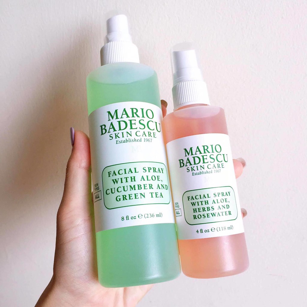 Toner dạng xịt Mario Badescu Facial Spray