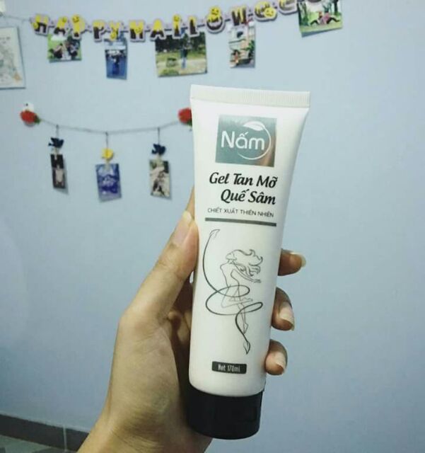 Gel tan mỡ quế sâm