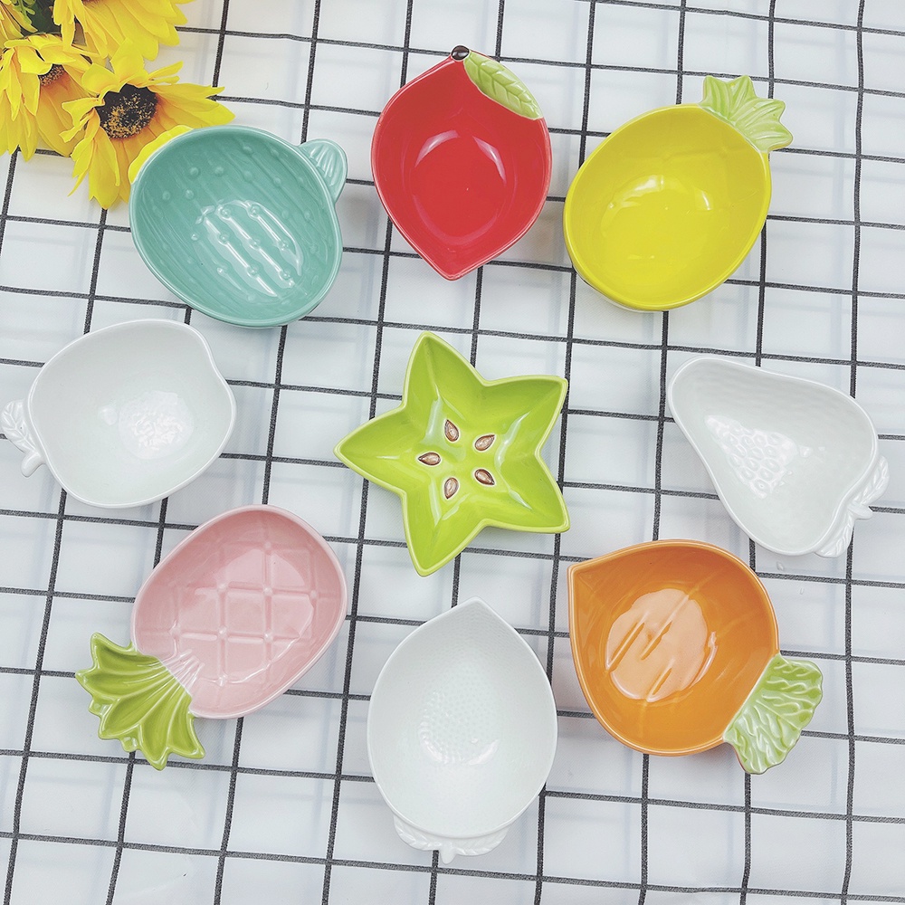 Bộ bát sứ đựng nước chấm size mini chất liệu gốm sứ bát sứ sang trọng decor nhà bếp, bát ăn dặm cho bé kiểu nhật