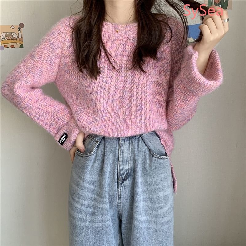 Áo Sweater Plus size Thời Trang Mùa Thu Hàn Quốc Dành Cho Nữ