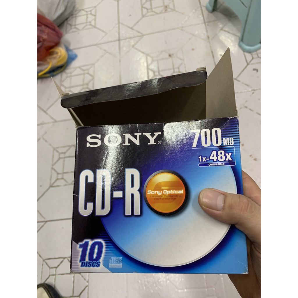 Đĩa CD-R Sony  48x 700mb hộp dầy