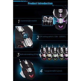 Chuột Gaming Zerodate X300GY