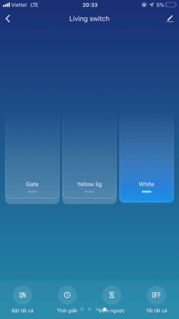 Công tắc tuya WIFI 3 nút điều khiển từ xa bằng Điện thoại sóng 3g/ 4g