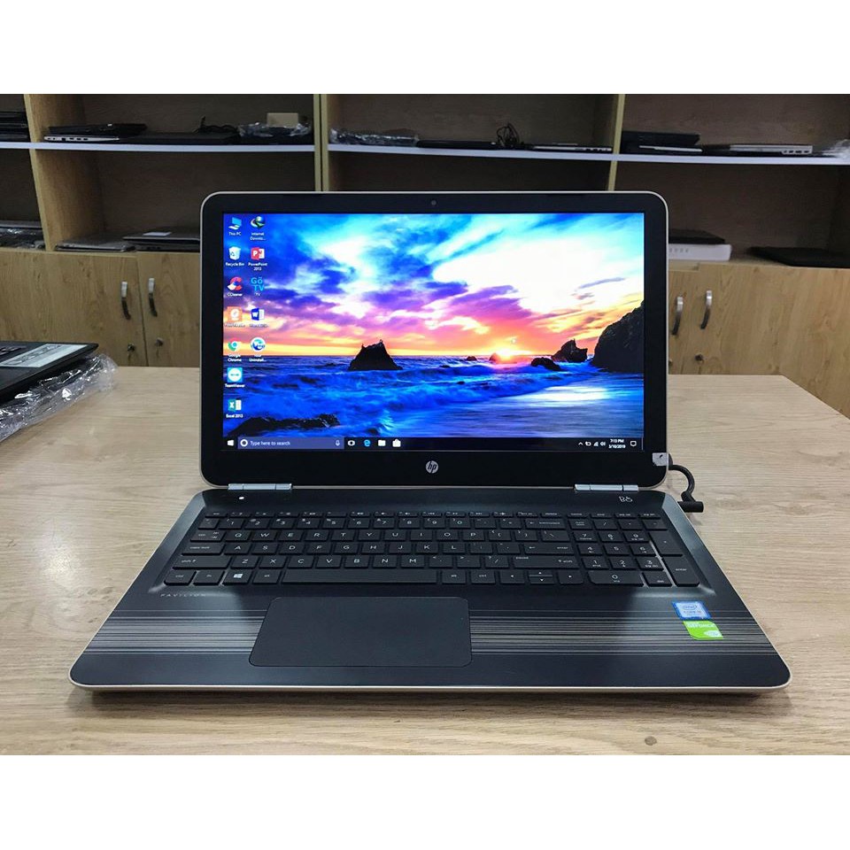 Laptop Hp Pavilion 15 au634TX I5 7200U 4G 500G Vga GT940MX Màu Gold Đẹp keng | BigBuy360 - bigbuy360.vn