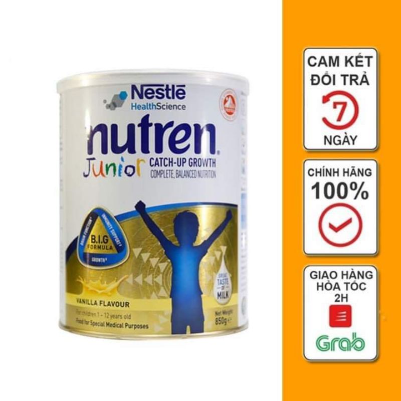 Sữa bột Nutren Junior 800g dành cho trẻ suy dinh dưỡng