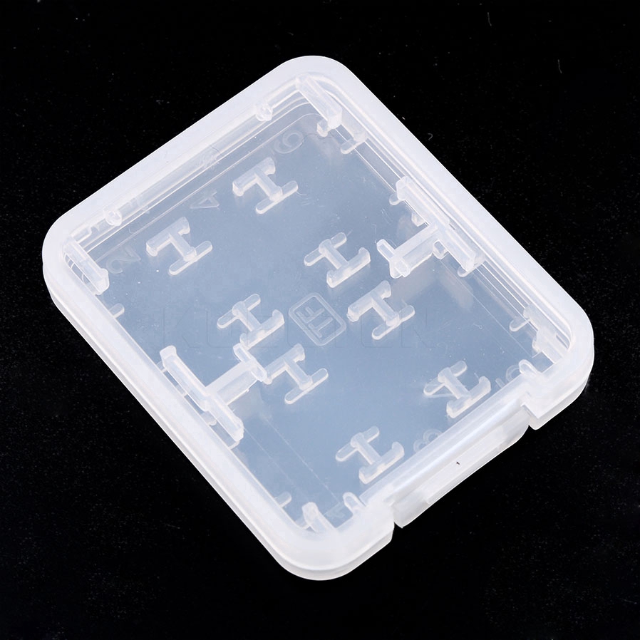Hộp đựng 8 thẻ nhớ Micro SD SDHC TF MS bằng nhựa bảo vệ hoàn hảo