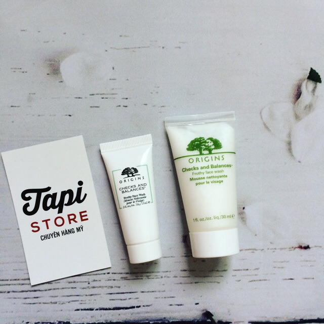 Sữa rửa mặt Origins Checks & Balances Frothy Face Wash