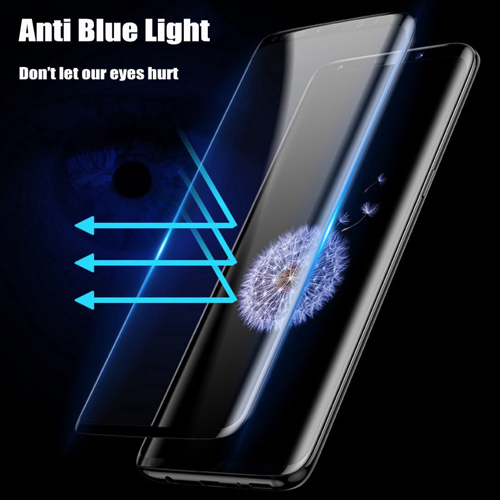 Kính cường lực toàn màn hình chống tia sáng xanh cho Samsung Galaxy S9 Note 8 Note 9