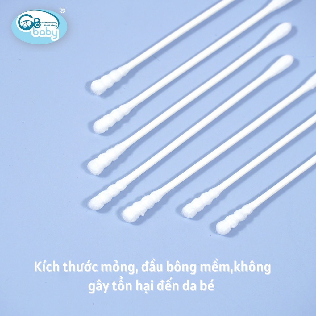 Tăm bông trẻ em GB-Baby (hộp vuông)