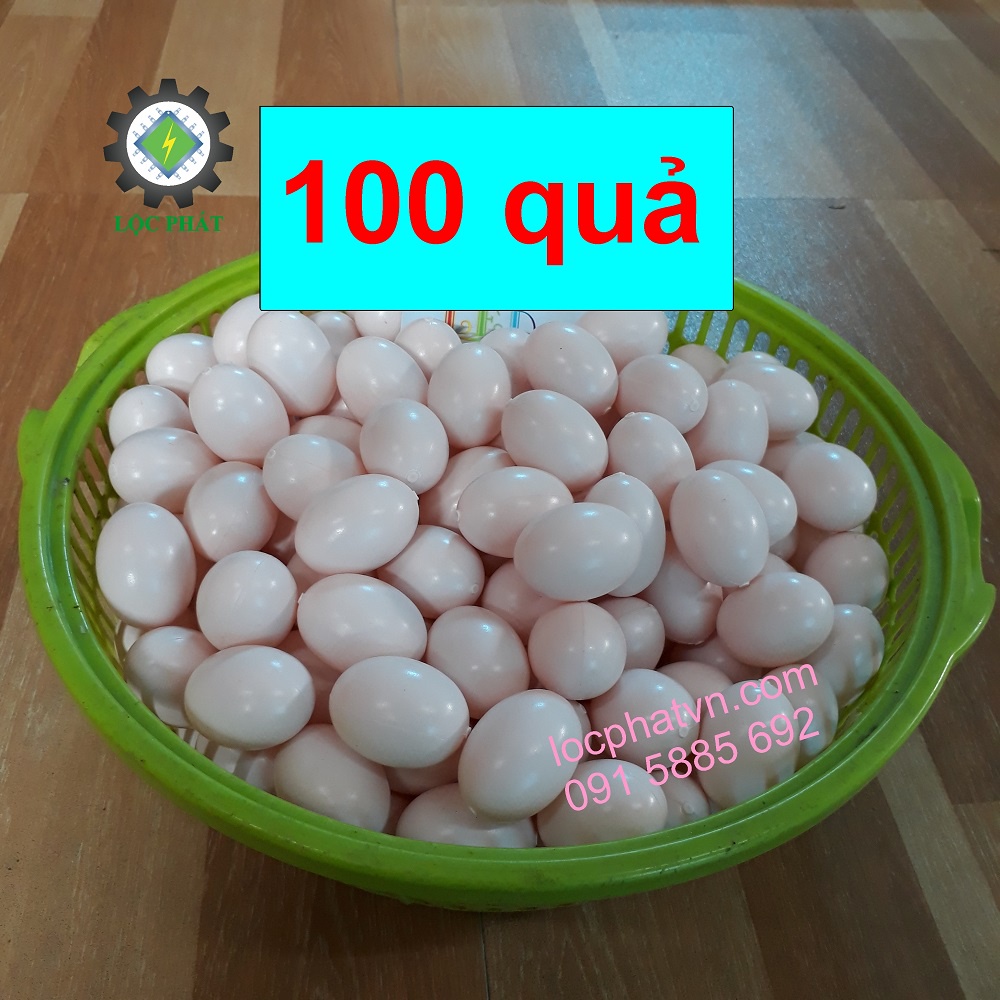 100 trứng bồ câu giả bằng nhựa, màu hồng phấn, trứng nước, mới, bền 100TN-H