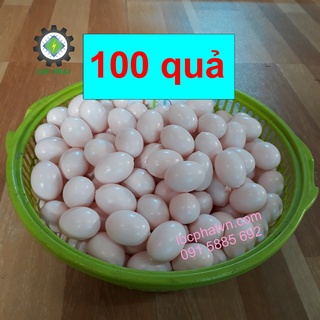 100 trứng bồ câu giả bằng nhựa, màu hồng phấn, trứng nước, mới, bền 100TN-H