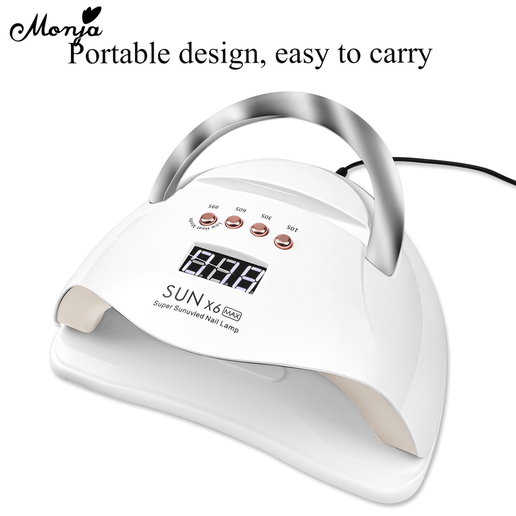 MONJA Đèn LED UV Sấy Khô Móng Tay 36 Bóng 220W Chuyên Dụng