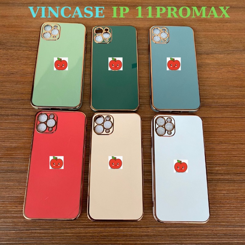 Ốp Lưng Iphone Viền Vuông Iphone 12 -  Logo Táo Viền Si Sang Trọng 6splus/7plus/8plus/xs/xsmax/11/11promax-Vincase