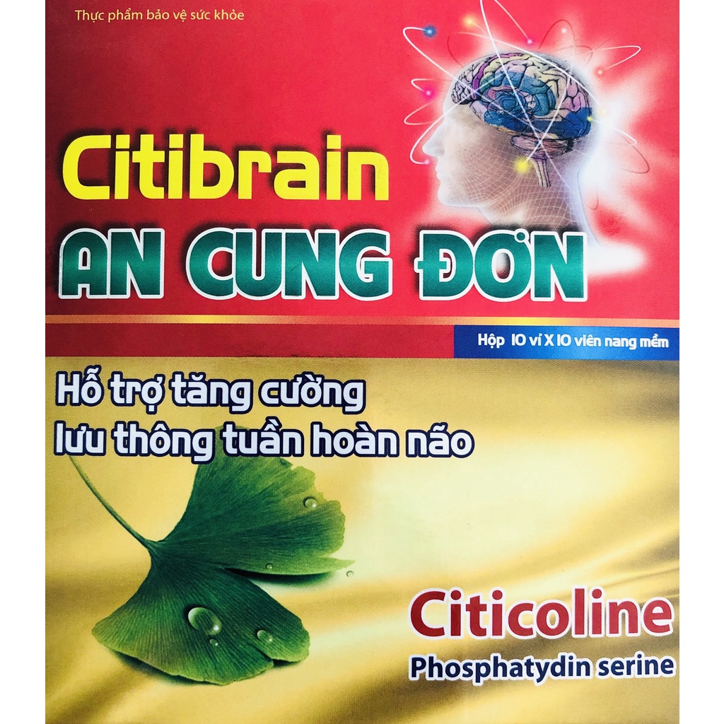 Citibrain – An Cung Đơn Hỗ Trợ Giảm Chóng Mặt, Ù Tai, Nhức Đầu, Suy Giảm Trí Nhớ