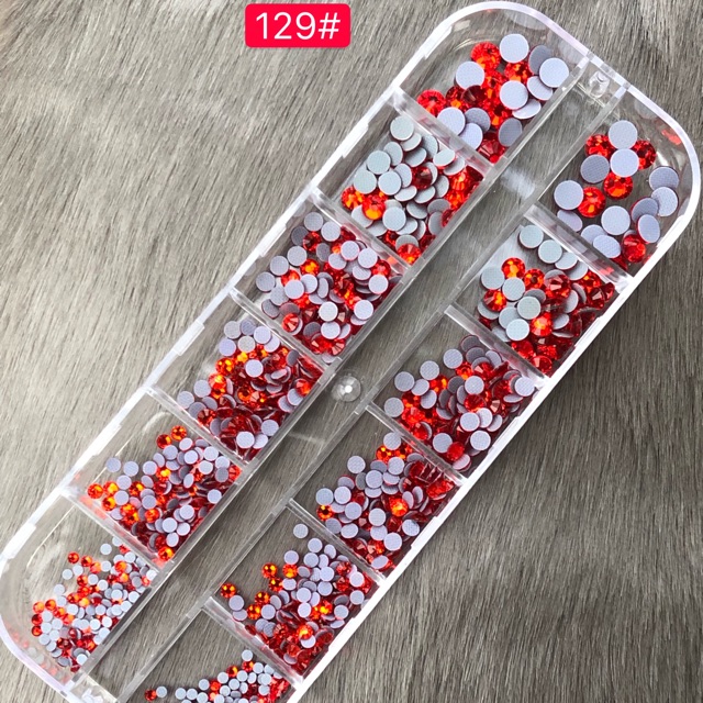 Đá chân keo cao cấp gắn móng tay YHB đá khay mixsz làm nail