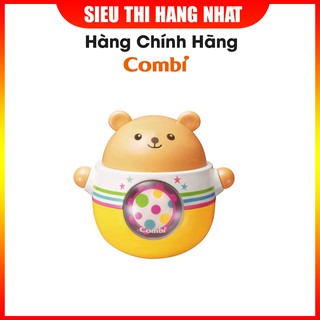 Đồ chơi lật đật gấu 2 Combi cho trẻ từ 3 tháng tuổi, phát âm thanh vui nhộn, an toàn tuyệt đối cho bé, xuất xứ Nhật Bản