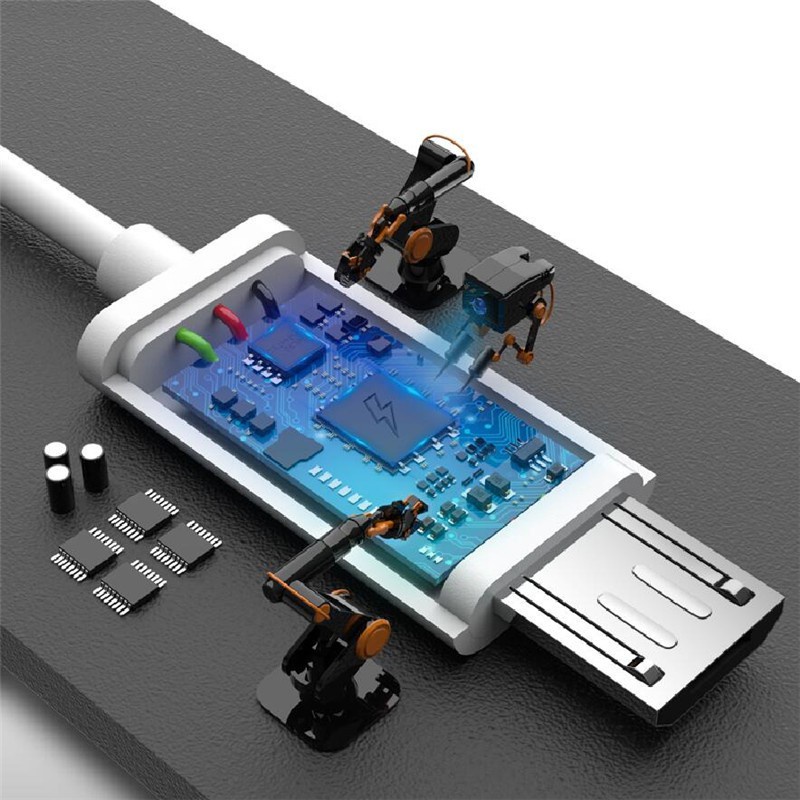 Dây Cáp Sạc Nhanh Micro USB 2.4A Cho VIVO OPPO xiaomi