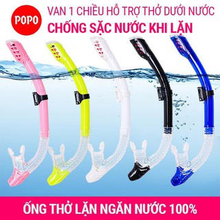 Ống thở lặn biển van 1 chiều ngăn nước POPO