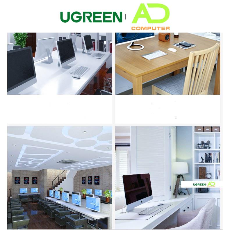 Cáp mạng Cat6 UTP 32AWG đầu bọc kim loại UGREEN NW101 - Hàng phân phối chính hãng - Bảo hành 18 tháng