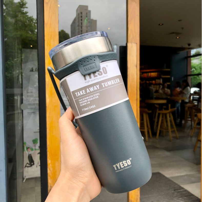Ly giữ nhiệt Tyeso 710ml có dây xách , kèm quà tặng | BigBuy360 - bigbuy360.vn