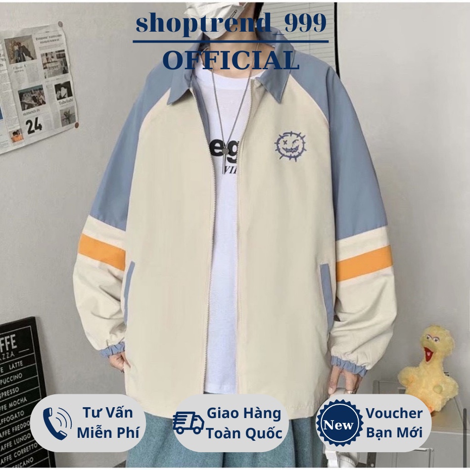 Áo Khoác Thu Đông 2 Lớp Mỏng Nam Nữ Mặc Đẹp Form Rộng Ulzzang Hàn Quốc Unisex Áo Gió Nam Nữ Giá Rẻ Vải Dù Chống Nắng