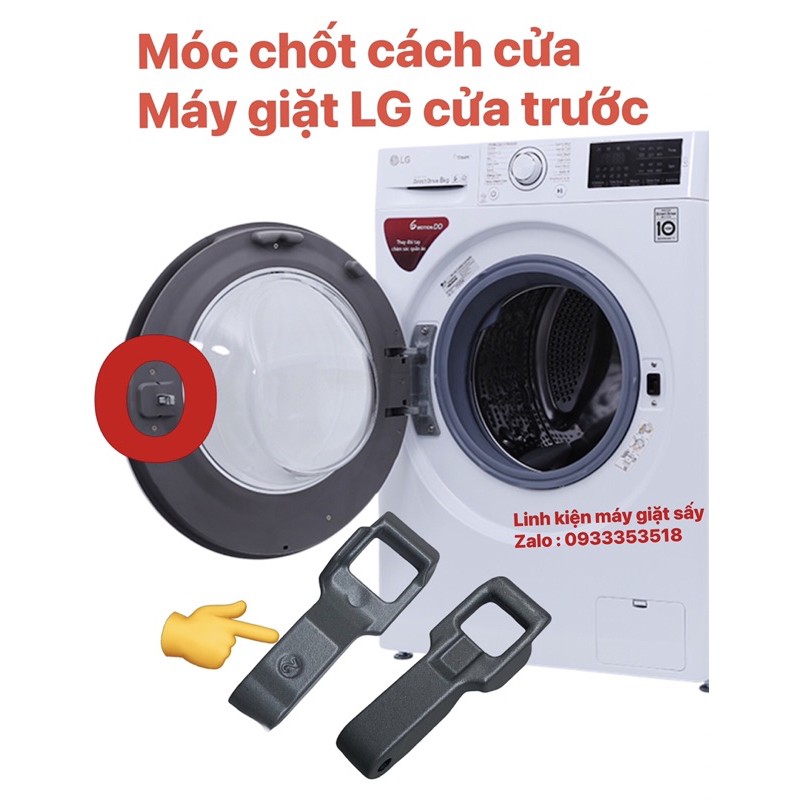 Móc chốt cách cửa máy giặt LG