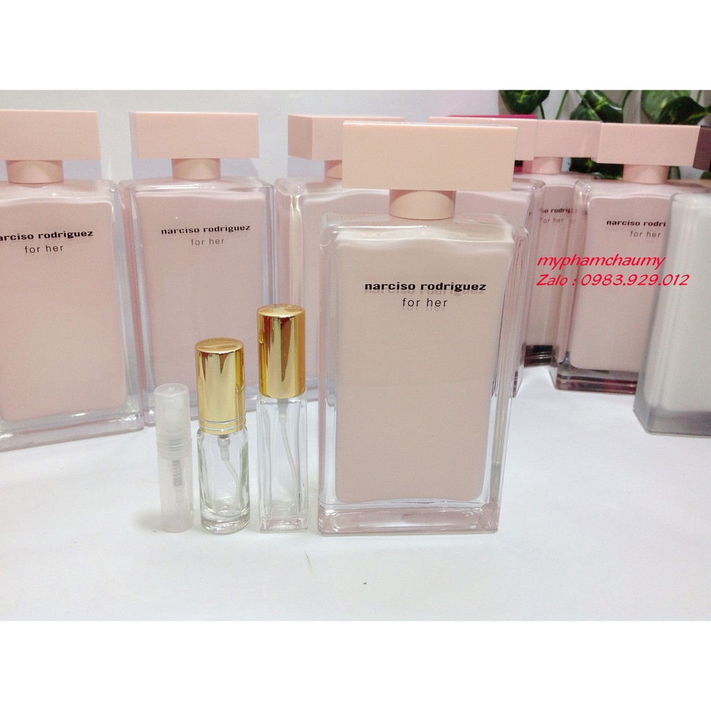 RGHJ [Mẫu thử] Nước Hoa Narciso Rodriguez For Her EDP 2,5,10ml 22 4