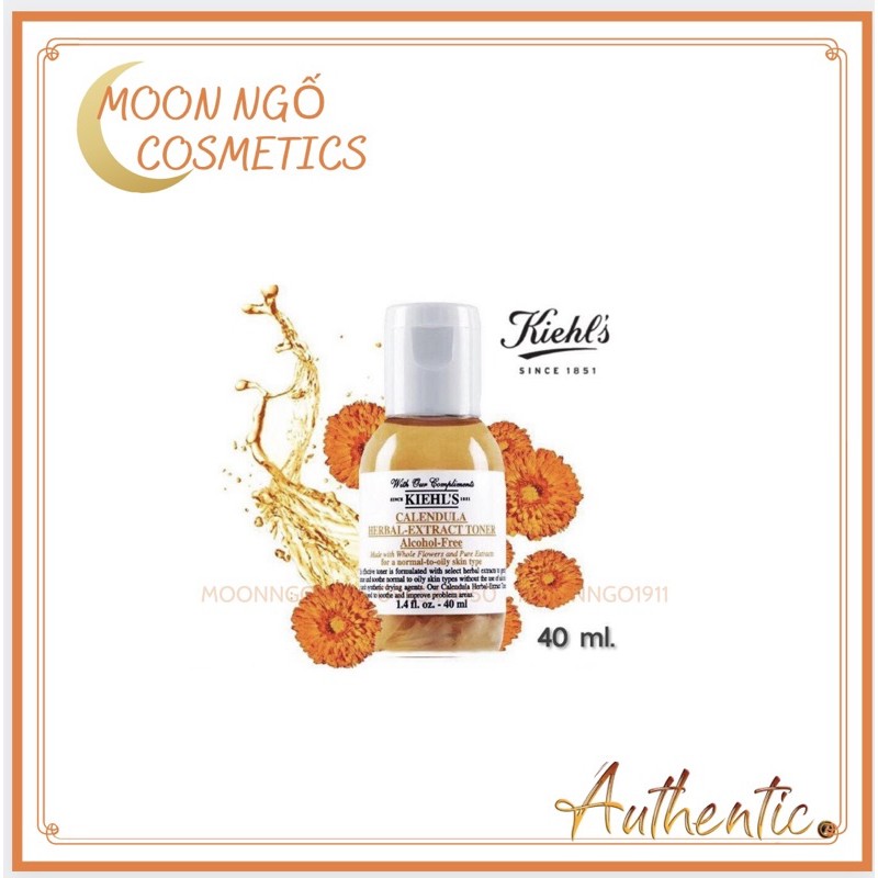 [Mini] Nước Hoa Hồng Toner Hoa Cúc kiehl’s Celendula 40ml