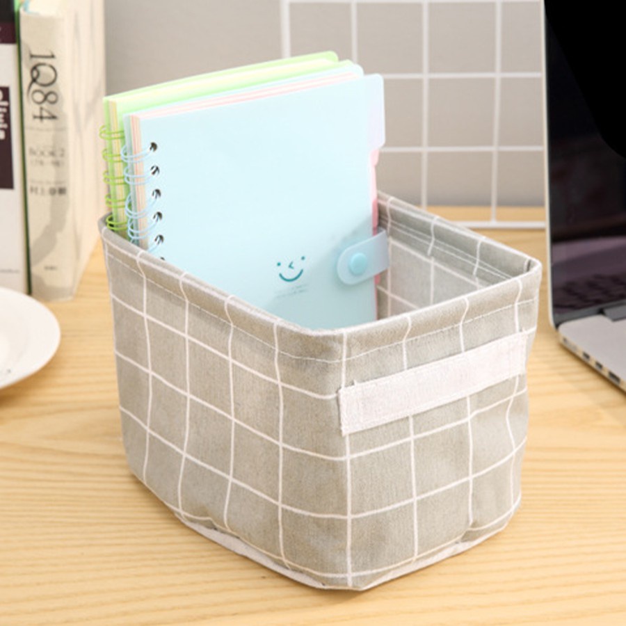 Giỏ vải đa năng, đựng đồ cá nhân, đựng đồ văn phòng, chứa mỹ phẩm