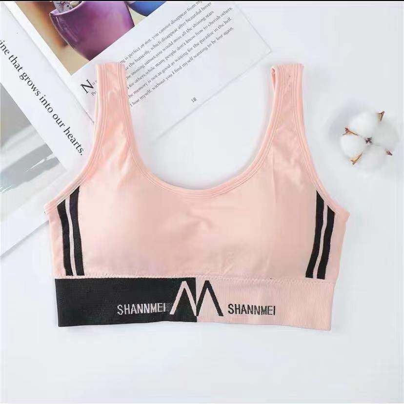 Áo Lót Nữ Cotton Nâng Ngực Khoét Lưng, Áo Bra Thể Thao Thấm Hút Mồ Hôi Tốt - 3384