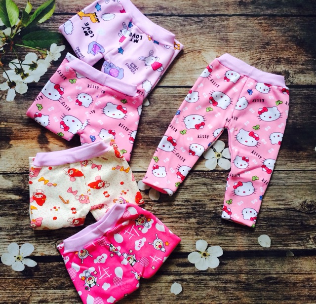Set 5 quần nỉ lót lông siêu ấm cho bé yêu